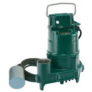 Zoeller 115V 1/3 HP High Head Effluent Pump With Variable Level Float Switch 151-0005